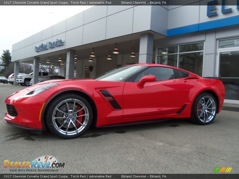 2017 Chevrolet Corvette Grand Sport Coupe Torch Red / Adrenaline Red Photo #2