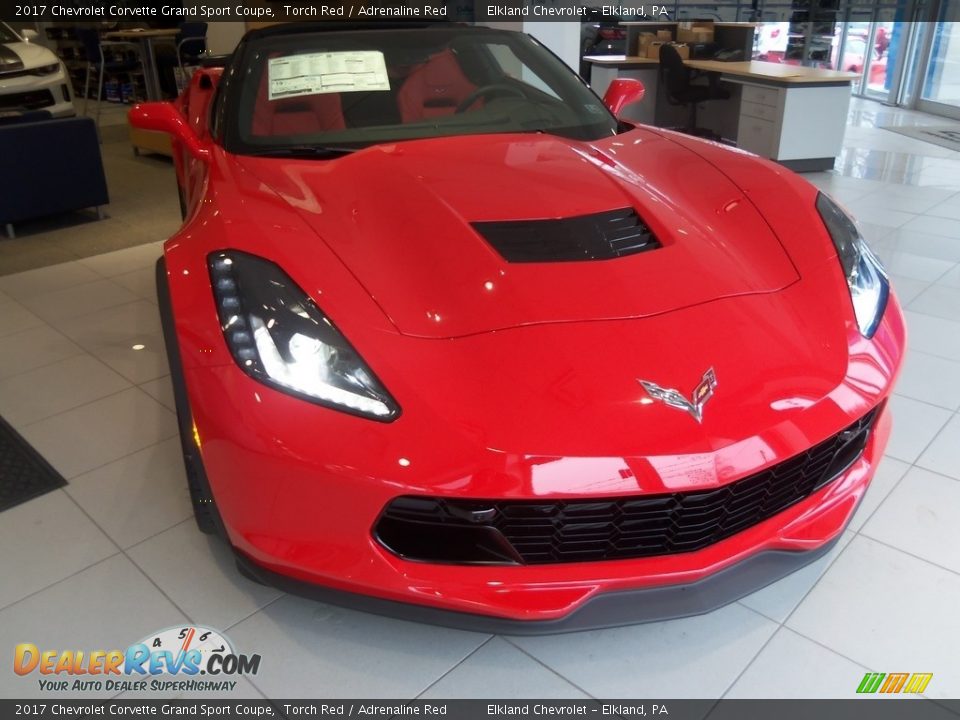 2017 Chevrolet Corvette Grand Sport Coupe Torch Red / Adrenaline Red Photo #32