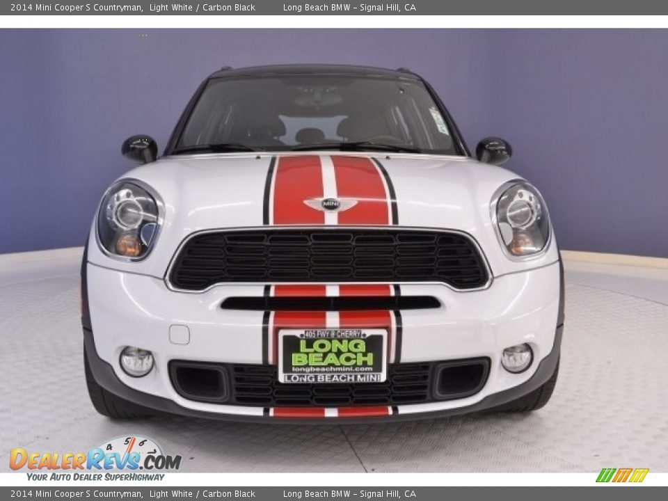 2014 Mini Cooper S Countryman Light White / Carbon Black Photo #2