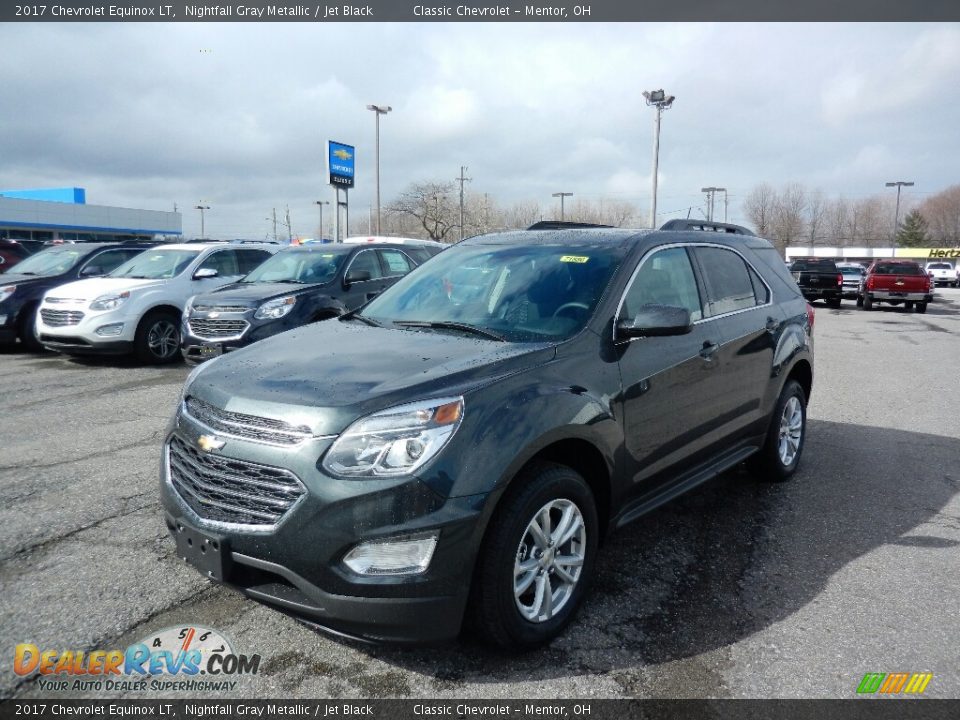 2017 Chevrolet Equinox LT Nightfall Gray Metallic / Jet Black Photo #1