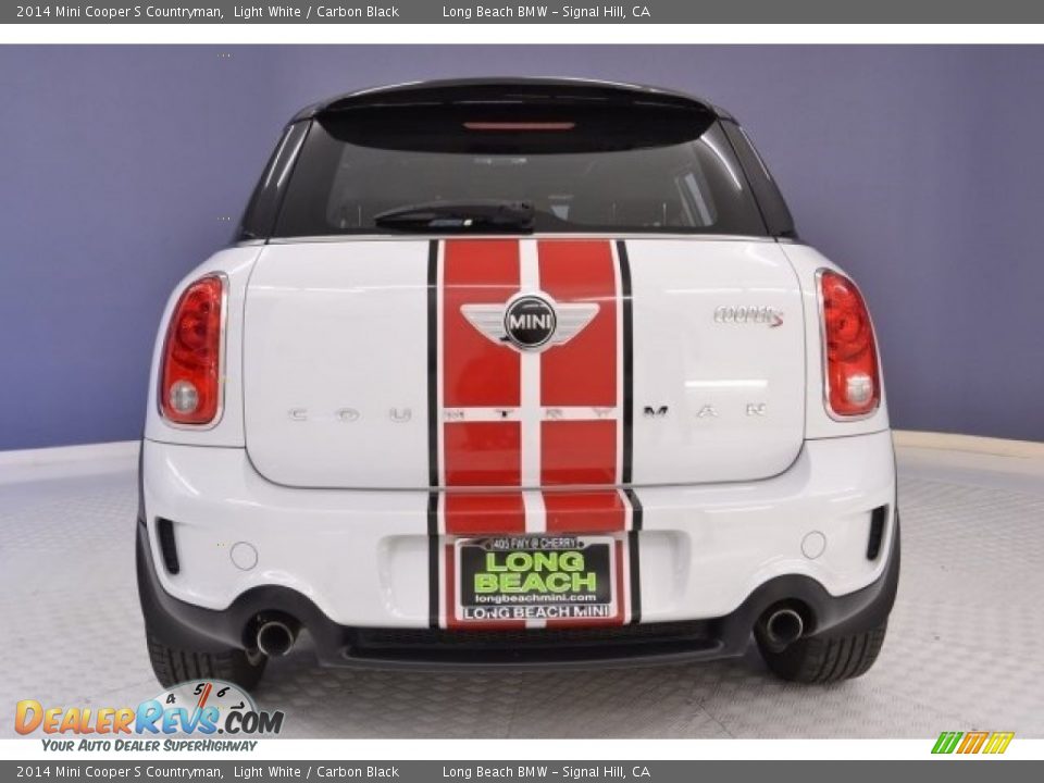 2014 Mini Cooper S Countryman Light White / Carbon Black Photo #6