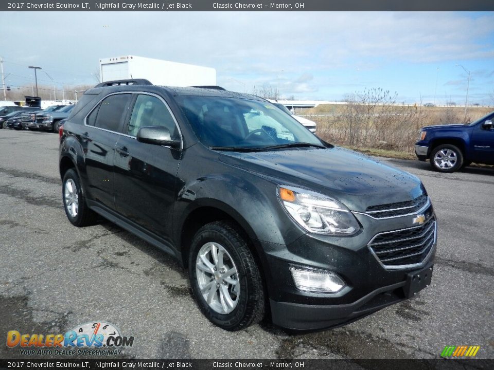 2017 Chevrolet Equinox LT Nightfall Gray Metallic / Jet Black Photo #3