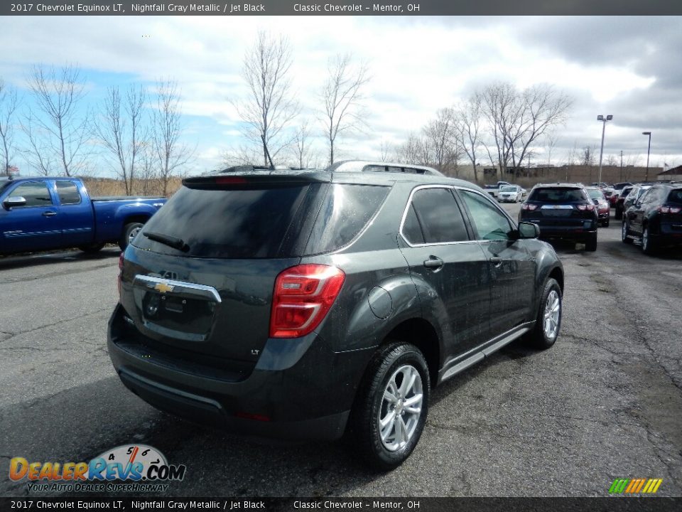2017 Chevrolet Equinox LT Nightfall Gray Metallic / Jet Black Photo #4