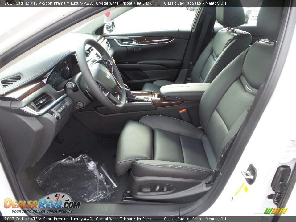 Jet Black Interior - 2017 Cadillac XTS V-Sport Premium Luxury AWD Photo #3