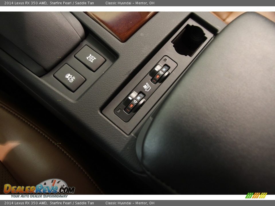 2014 Lexus RX 350 AWD Starfire Pearl / Saddle Tan Photo #17