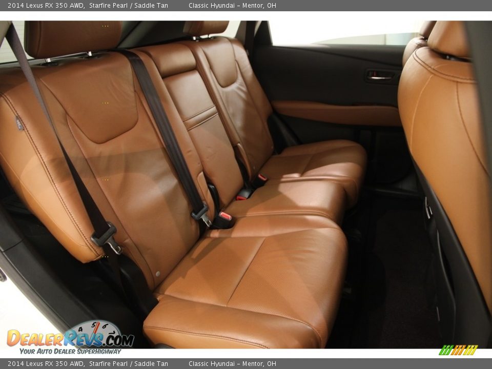 2014 Lexus RX 350 AWD Starfire Pearl / Saddle Tan Photo #19