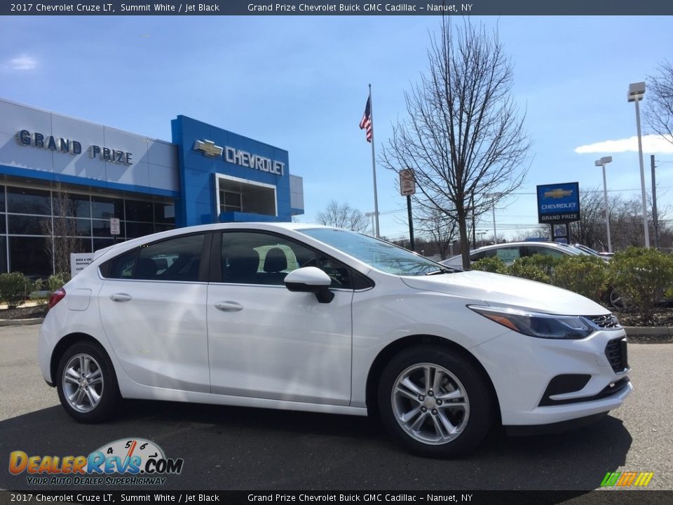 2017 Chevrolet Cruze LT Summit White / Jet Black Photo #3