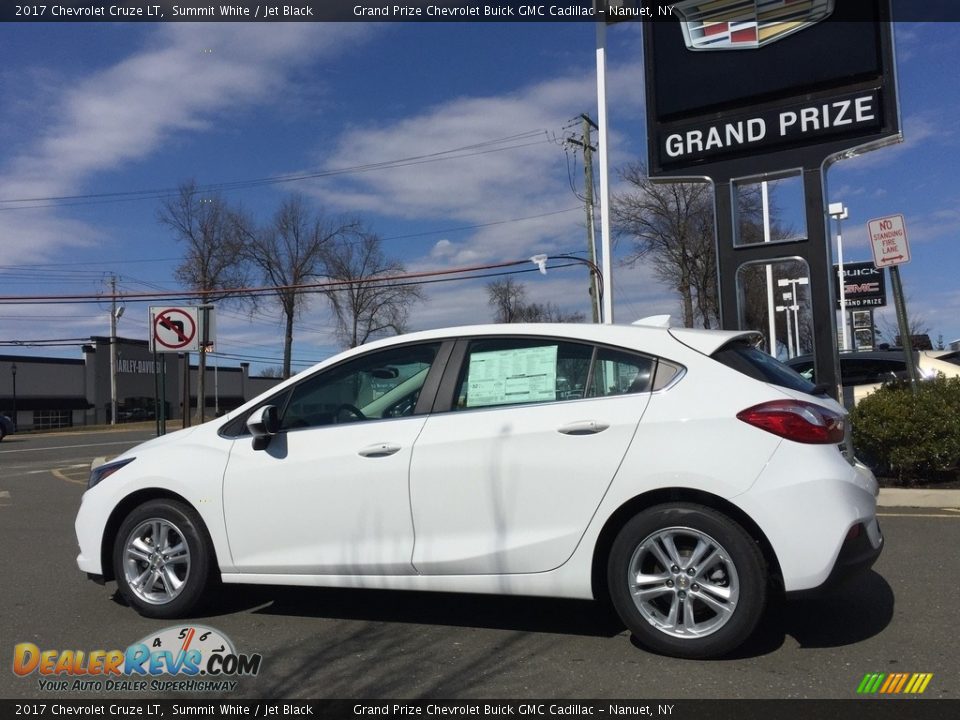 2017 Chevrolet Cruze LT Summit White / Jet Black Photo #6