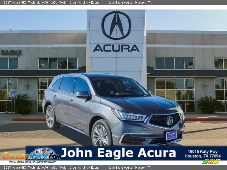 2017 Acura MDX Technology SH-AWD Modern Steel Metallic / Ebony Photo #1
