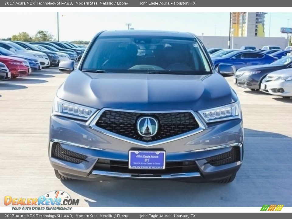 2017 Acura MDX Technology SH-AWD Modern Steel Metallic / Ebony Photo #2