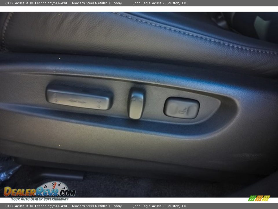 2017 Acura MDX Technology SH-AWD Modern Steel Metallic / Ebony Photo #16
