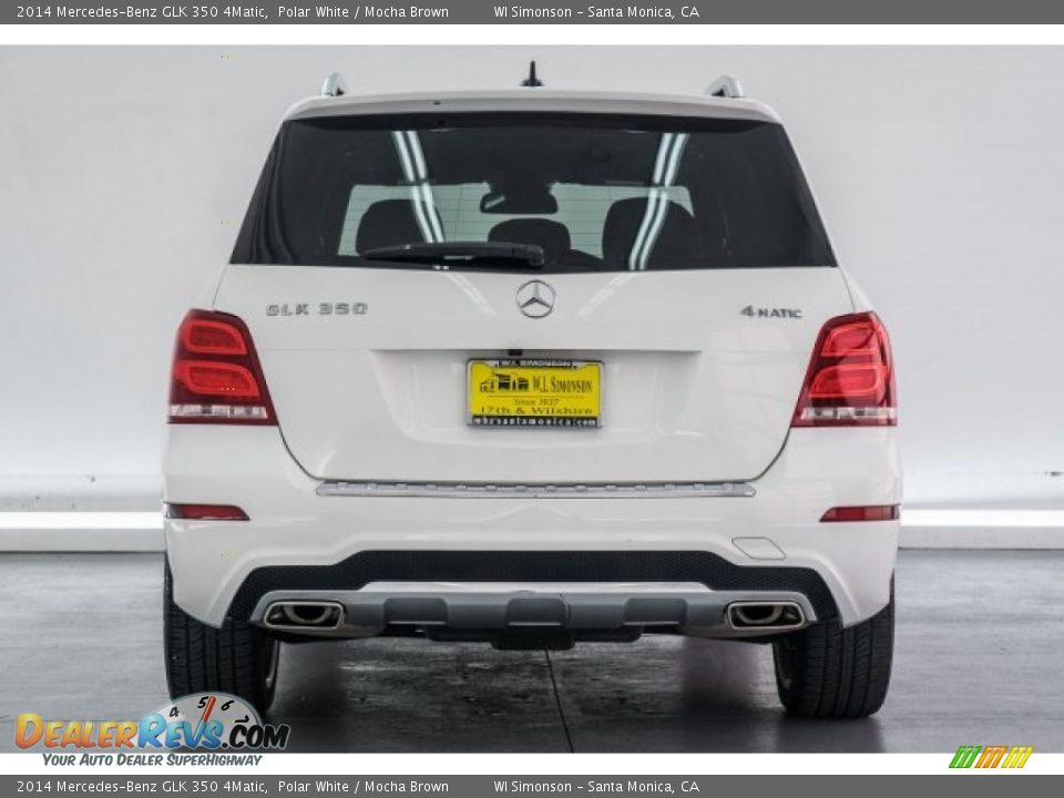 2014 Mercedes-Benz GLK 350 4Matic Polar White / Mocha Brown Photo #3