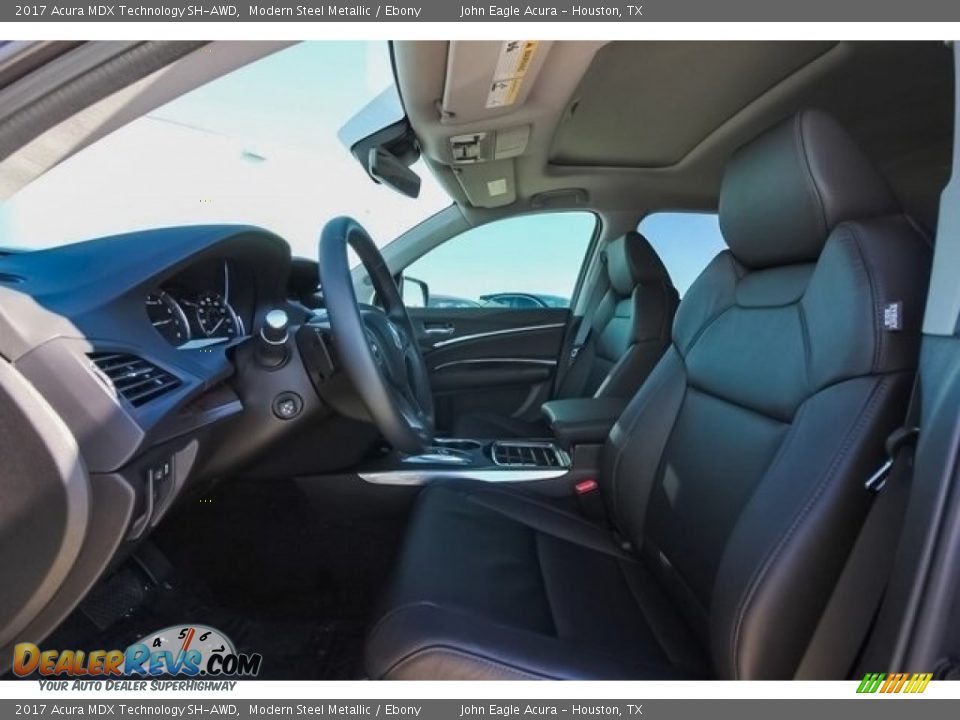 2017 Acura MDX Technology SH-AWD Modern Steel Metallic / Ebony Photo #18