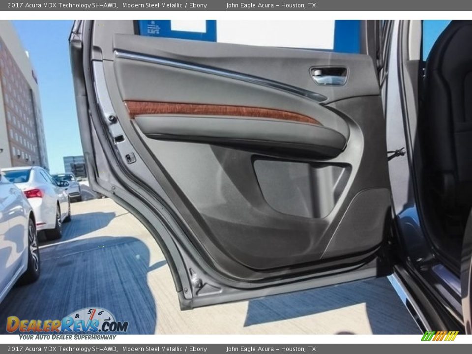 2017 Acura MDX Technology SH-AWD Modern Steel Metallic / Ebony Photo #19