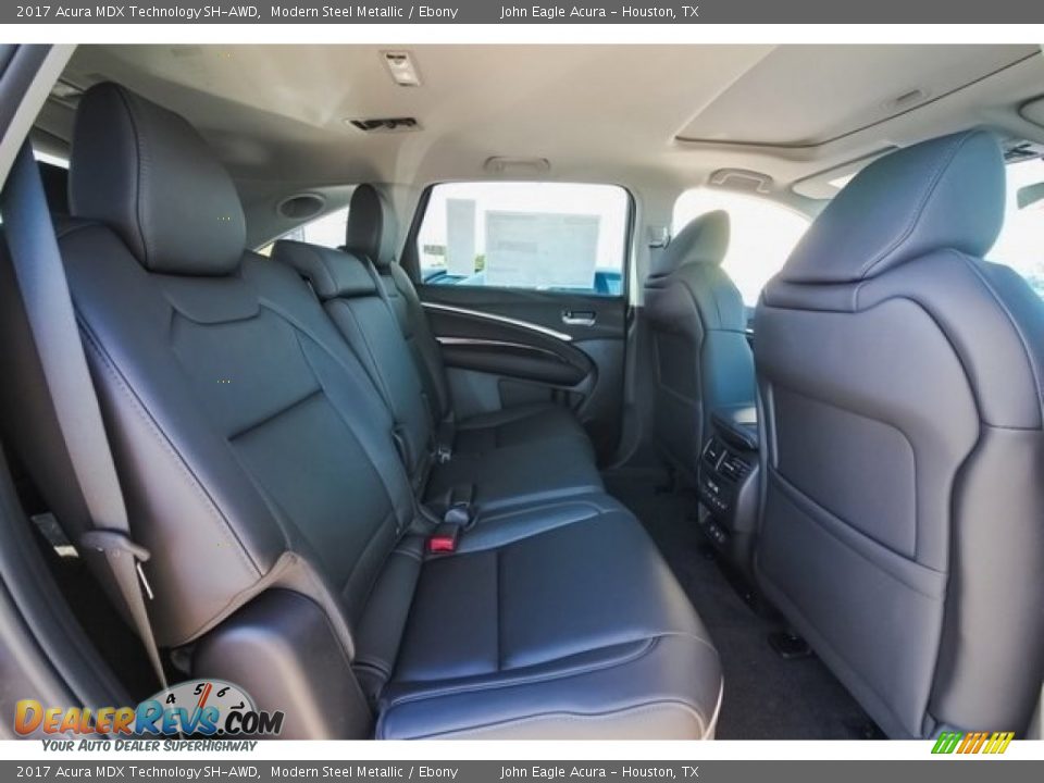 2017 Acura MDX Technology SH-AWD Modern Steel Metallic / Ebony Photo #25