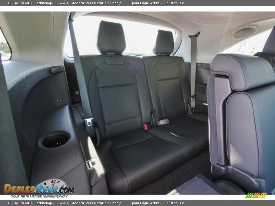 2017 Acura MDX Technology SH-AWD Modern Steel Metallic / Ebony Photo #26