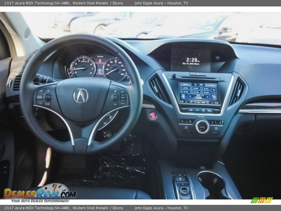 2017 Acura MDX Technology SH-AWD Modern Steel Metallic / Ebony Photo #32