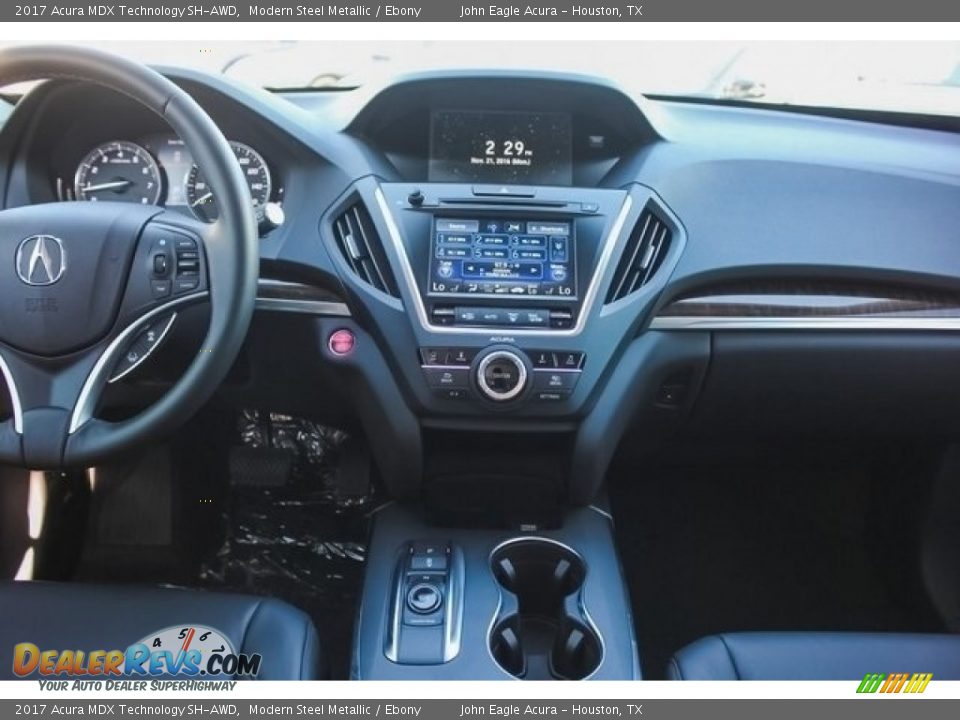 2017 Acura MDX Technology SH-AWD Modern Steel Metallic / Ebony Photo #34