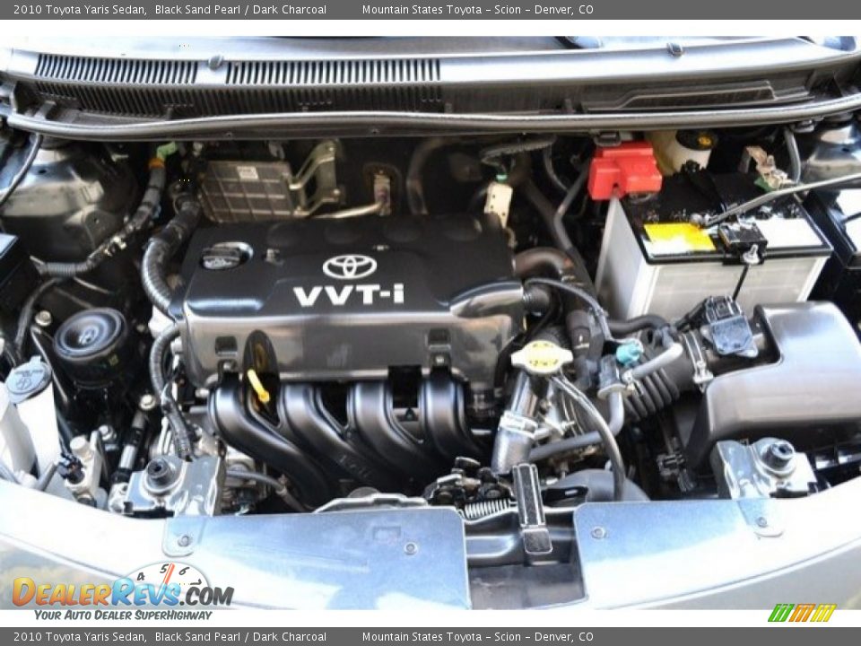 2010 Toyota Yaris Sedan Black Sand Pearl / Dark Charcoal Photo #27
