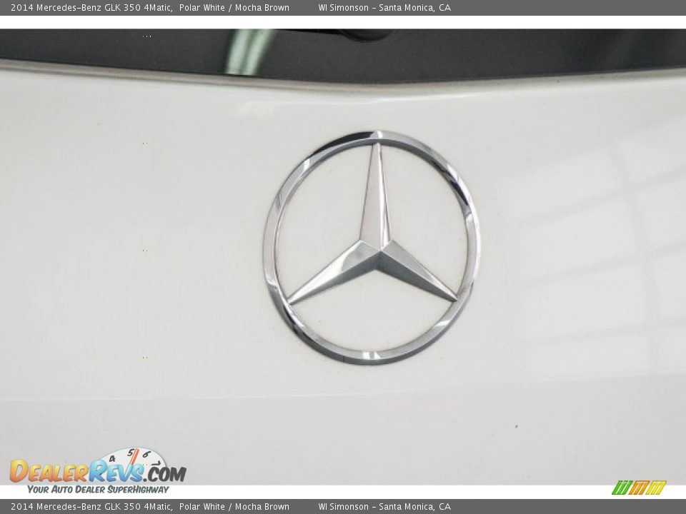 2014 Mercedes-Benz GLK 350 4Matic Polar White / Mocha Brown Photo #29