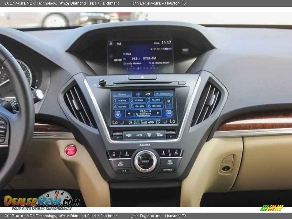 2017 Acura MDX Technology White Diamond Pearl / Parchment Photo #33