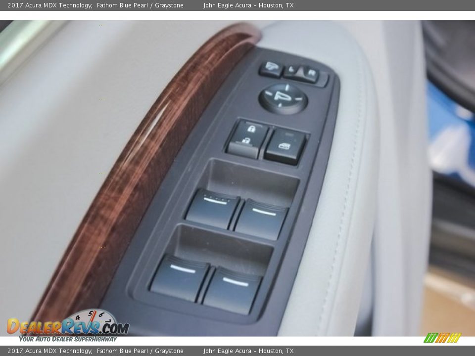 2017 Acura MDX Technology Fathom Blue Pearl / Graystone Photo #15
