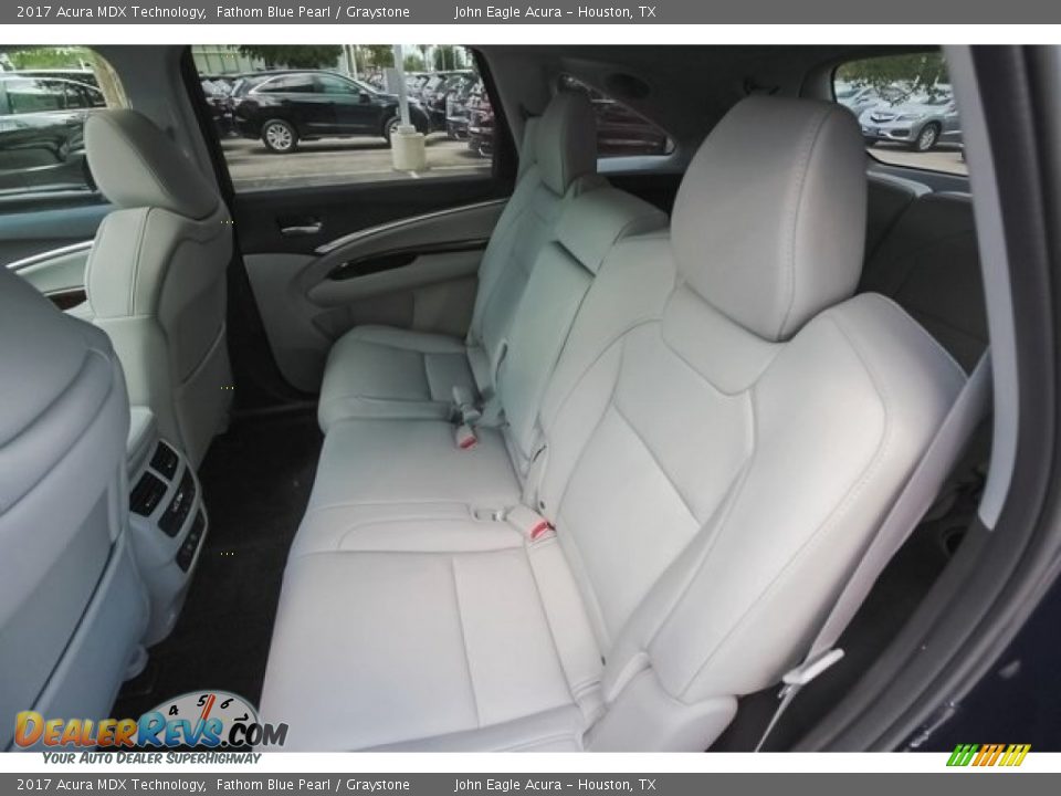 2017 Acura MDX Technology Fathom Blue Pearl / Graystone Photo #23
