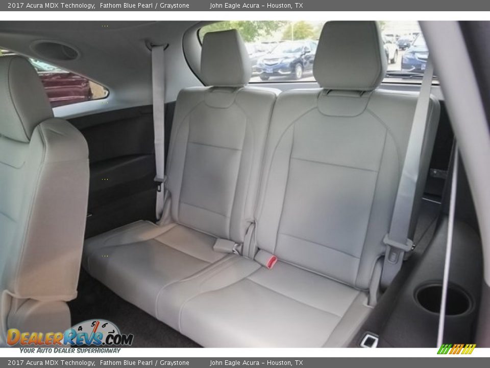 2017 Acura MDX Technology Fathom Blue Pearl / Graystone Photo #24