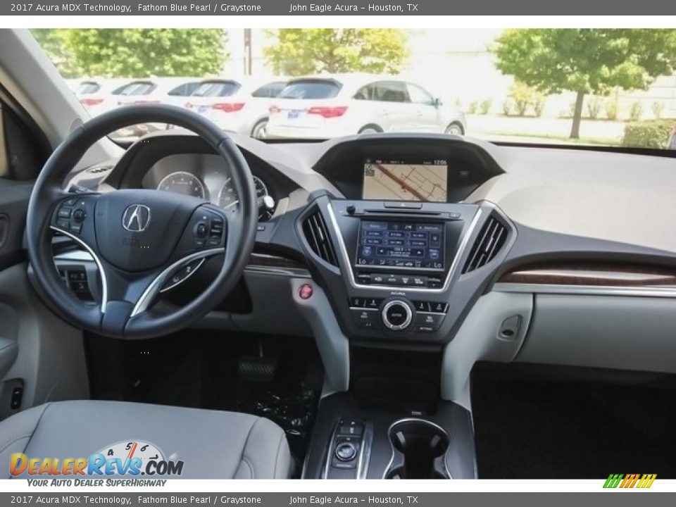 2017 Acura MDX Technology Fathom Blue Pearl / Graystone Photo #32