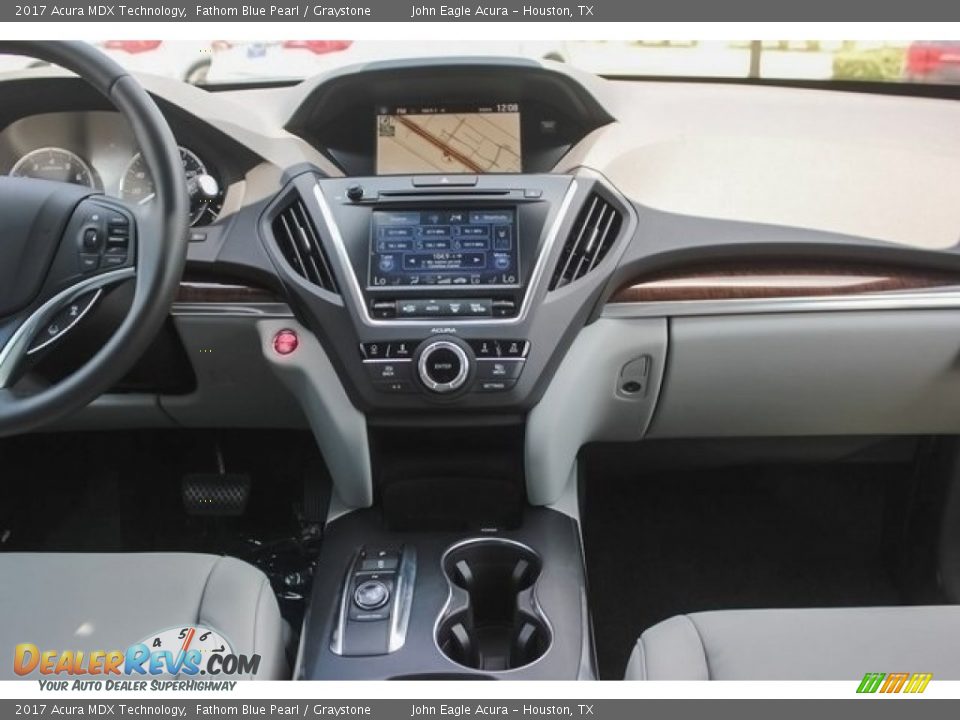 2017 Acura MDX Technology Fathom Blue Pearl / Graystone Photo #34