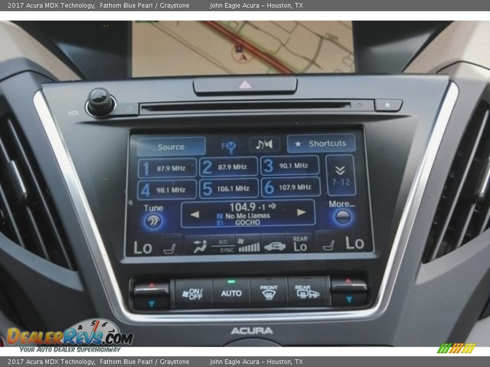 2017 Acura MDX Technology Fathom Blue Pearl / Graystone Photo #35