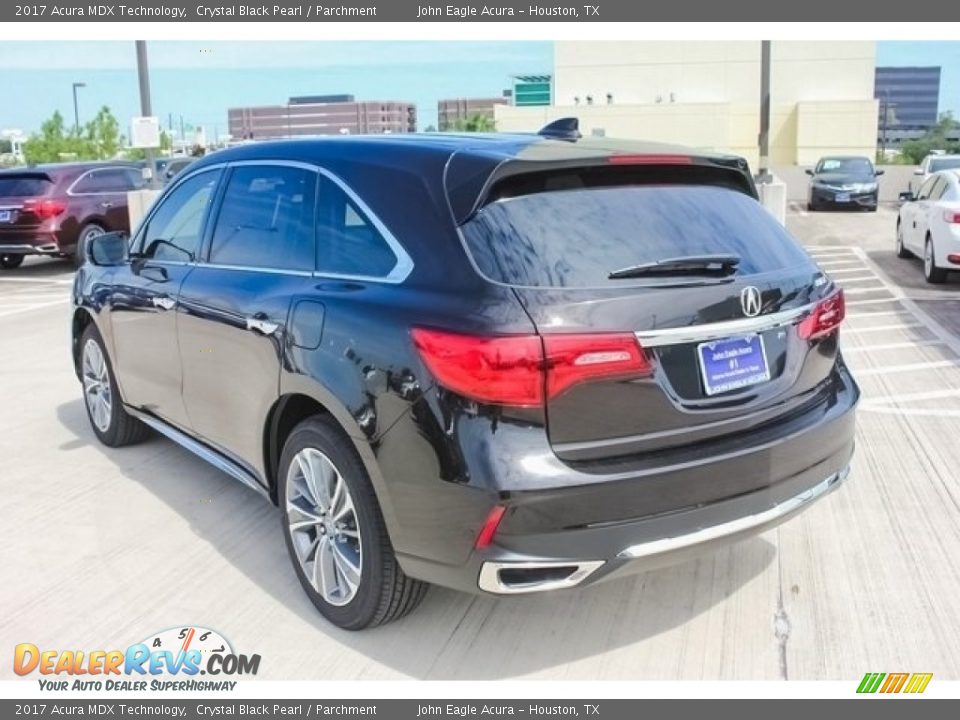 2017 Acura MDX Technology Crystal Black Pearl / Parchment Photo #5