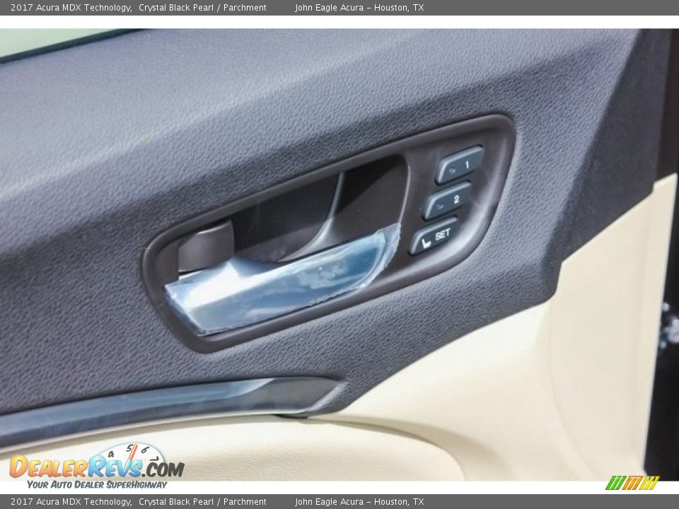 2017 Acura MDX Technology Crystal Black Pearl / Parchment Photo #15