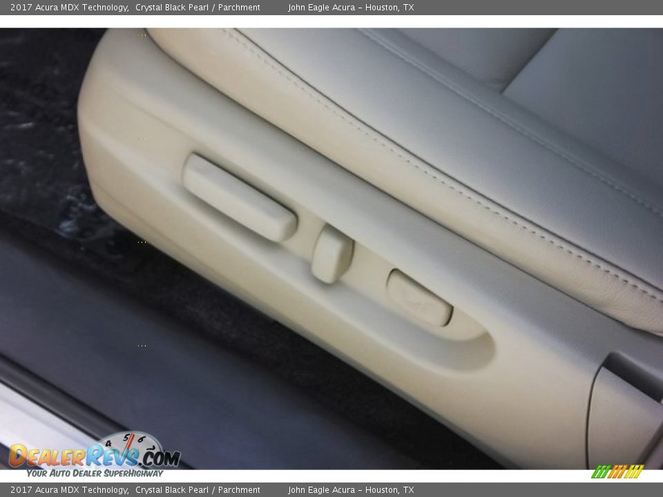 2017 Acura MDX Technology Crystal Black Pearl / Parchment Photo #18