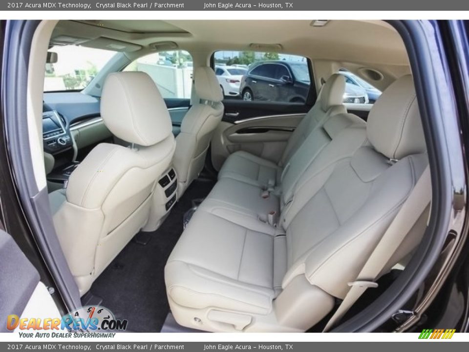 2017 Acura MDX Technology Crystal Black Pearl / Parchment Photo #22