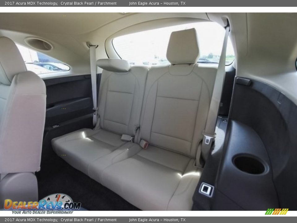 2017 Acura MDX Technology Crystal Black Pearl / Parchment Photo #23