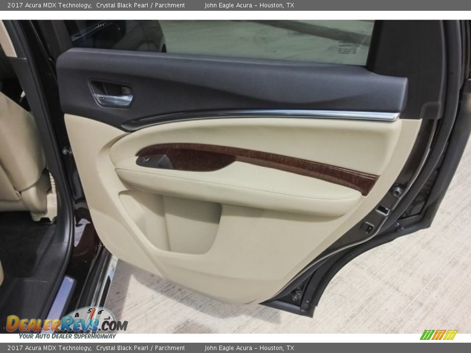 2017 Acura MDX Technology Crystal Black Pearl / Parchment Photo #26