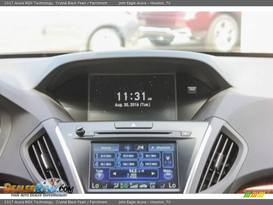 2017 Acura MDX Technology Crystal Black Pearl / Parchment Photo #34