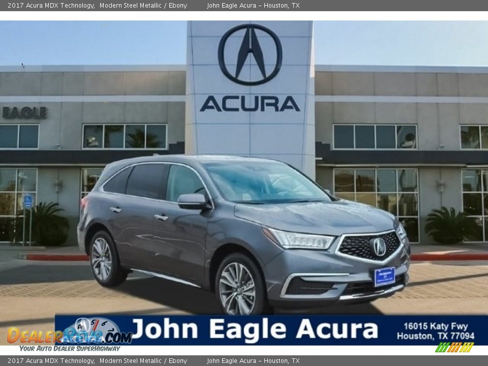 2017 Acura MDX Technology Modern Steel Metallic / Ebony Photo #1
