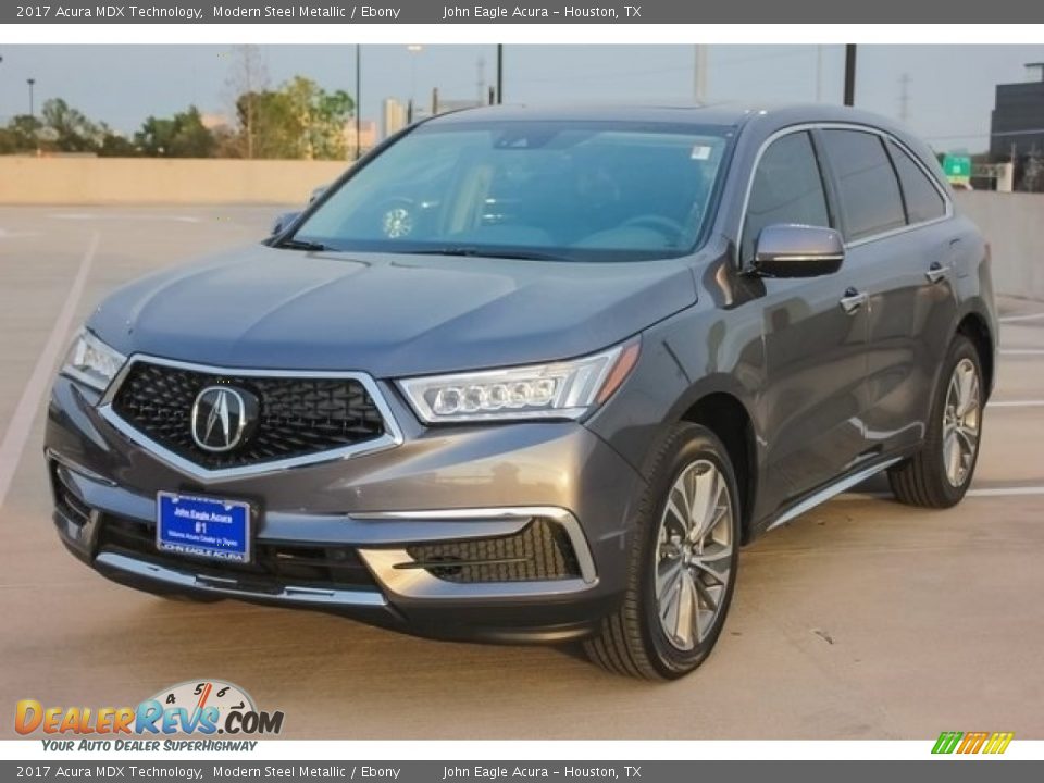 2017 Acura MDX Technology Modern Steel Metallic / Ebony Photo #3