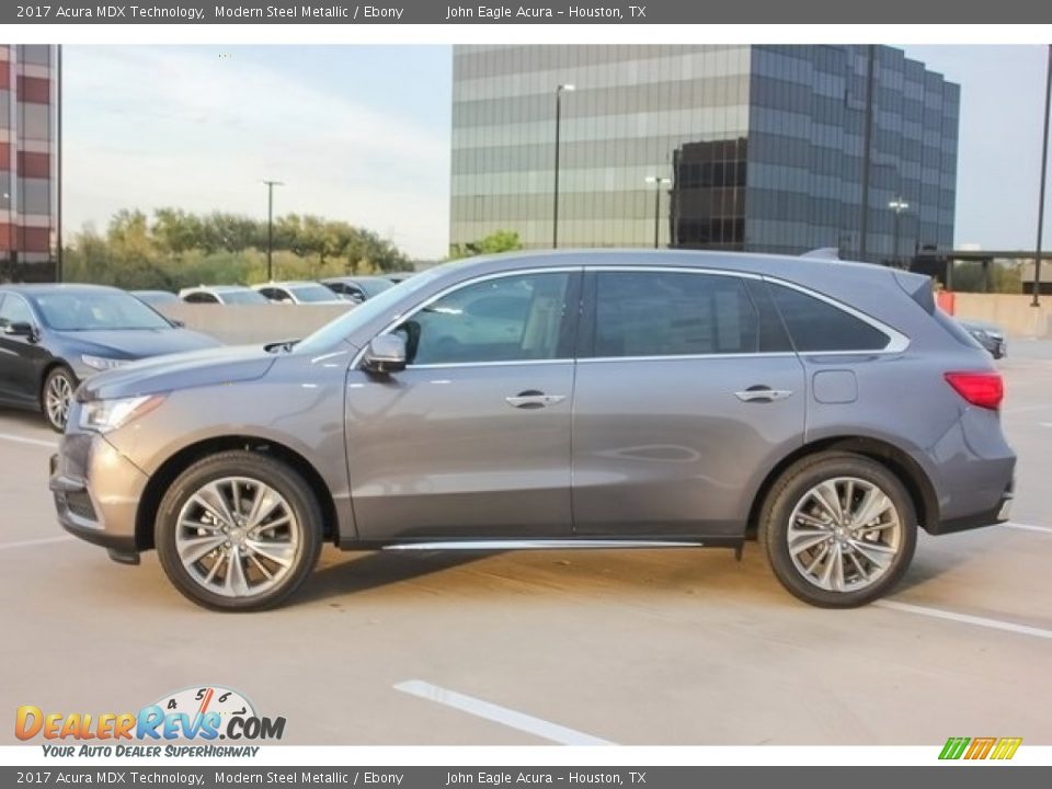 2017 Acura MDX Technology Modern Steel Metallic / Ebony Photo #4