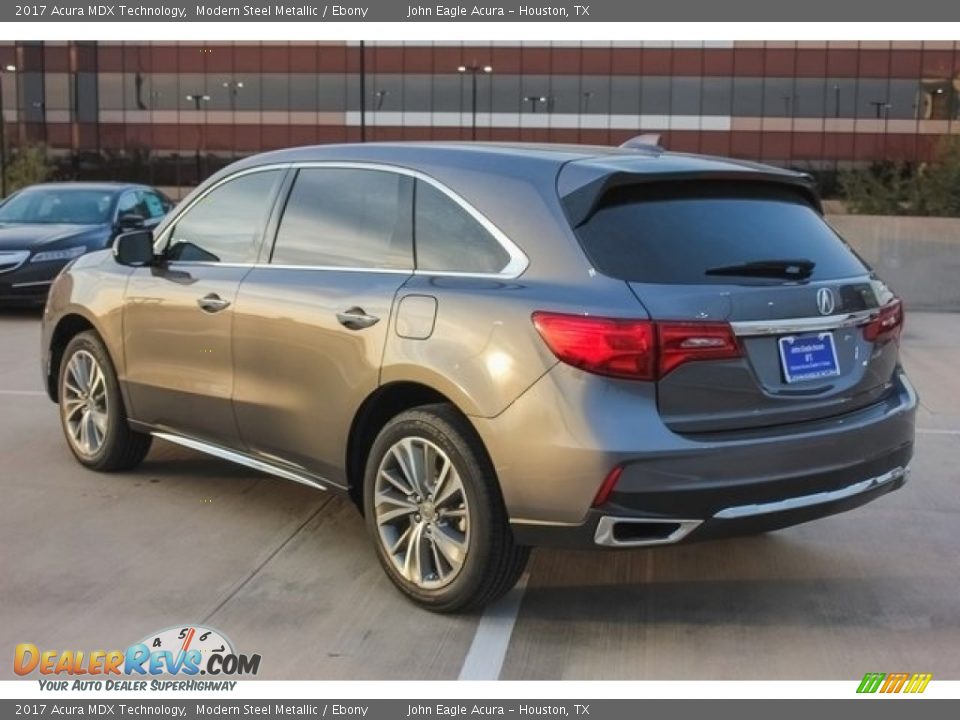 2017 Acura MDX Technology Modern Steel Metallic / Ebony Photo #5