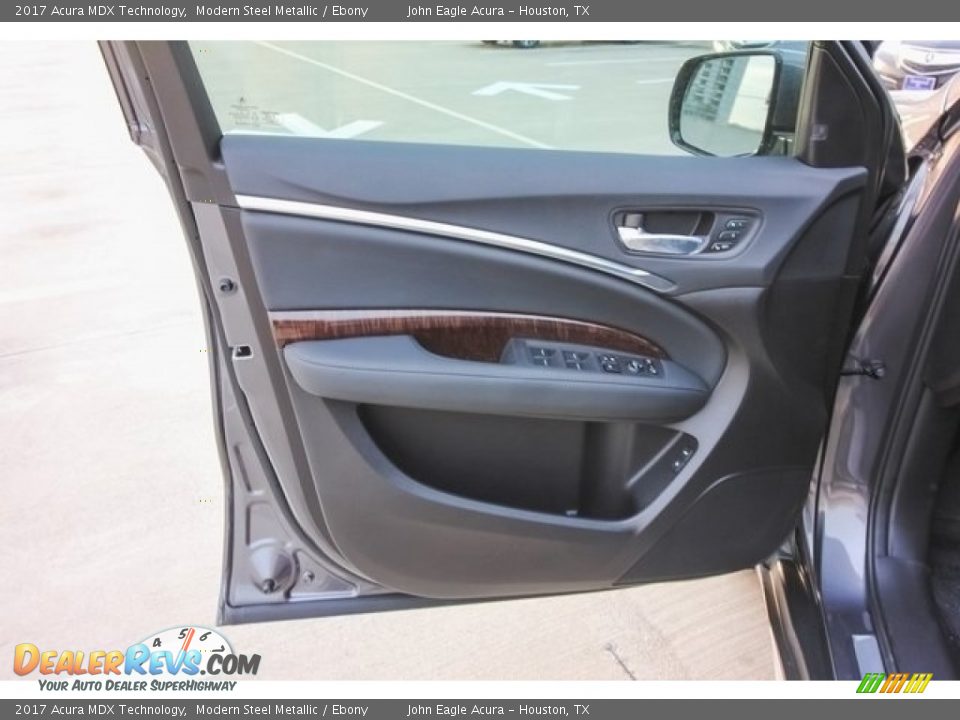 2017 Acura MDX Technology Modern Steel Metallic / Ebony Photo #15