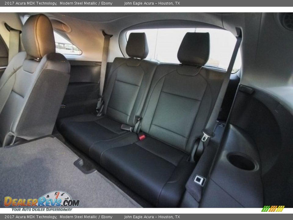 2017 Acura MDX Technology Modern Steel Metallic / Ebony Photo #21