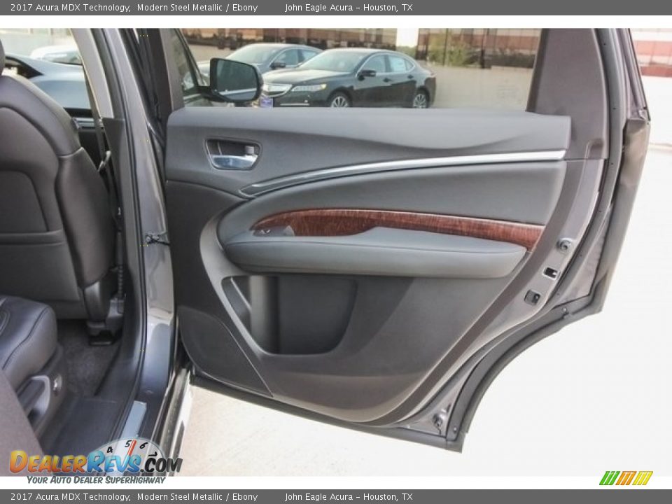 2017 Acura MDX Technology Modern Steel Metallic / Ebony Photo #24