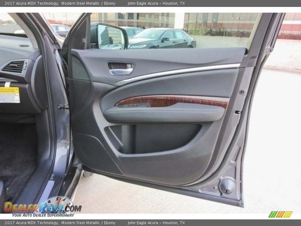 2017 Acura MDX Technology Modern Steel Metallic / Ebony Photo #27