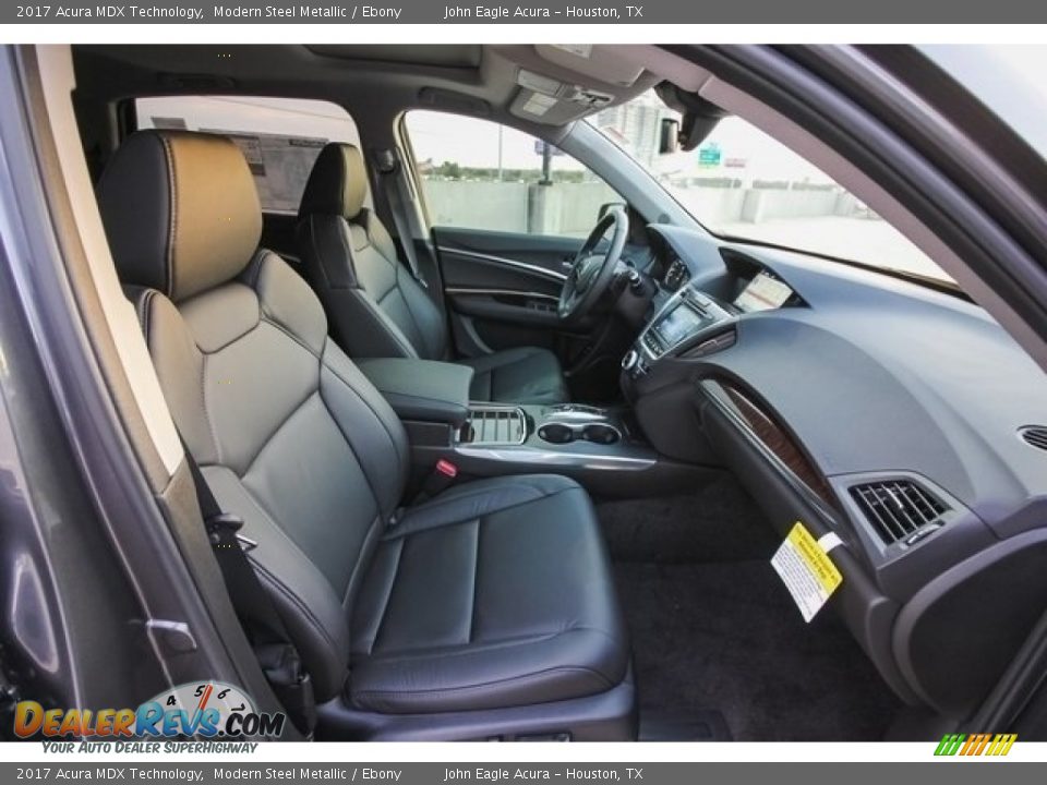 2017 Acura MDX Technology Modern Steel Metallic / Ebony Photo #28