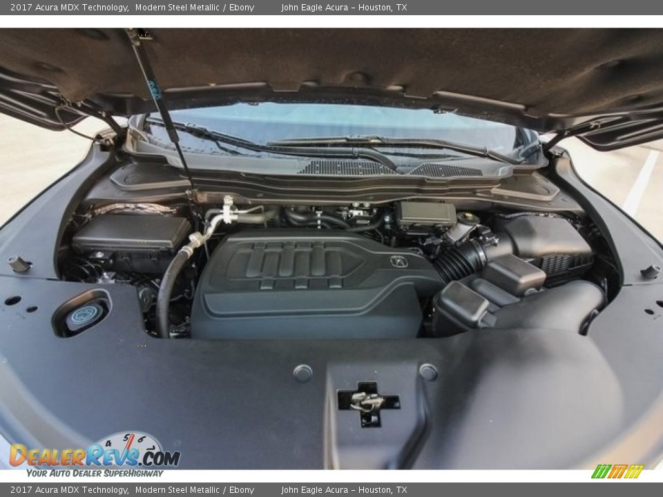 2017 Acura MDX Technology Modern Steel Metallic / Ebony Photo #29