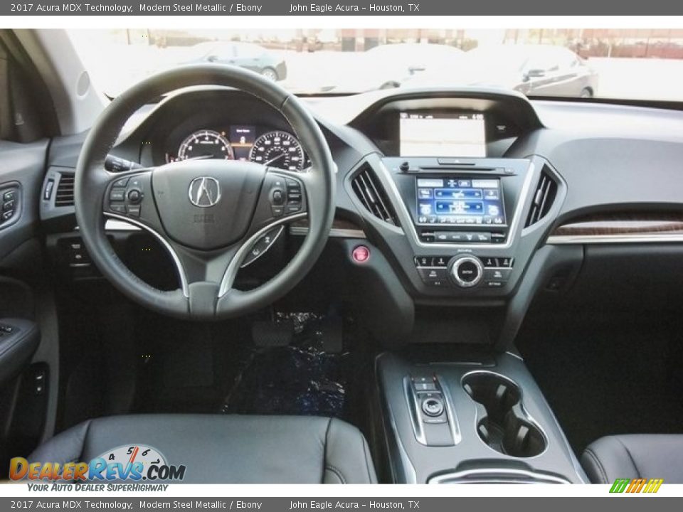2017 Acura MDX Technology Modern Steel Metallic / Ebony Photo #31