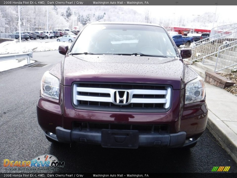 2008 Honda Pilot EX-L 4WD Dark Cherry Pearl / Gray Photo #4